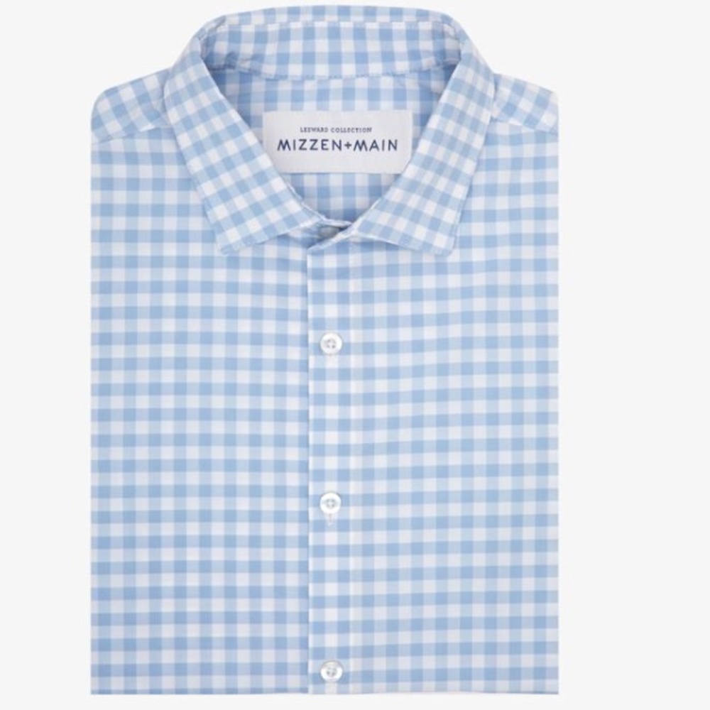 Mizzen + Main Hampton Trim Fit Dress Shirt